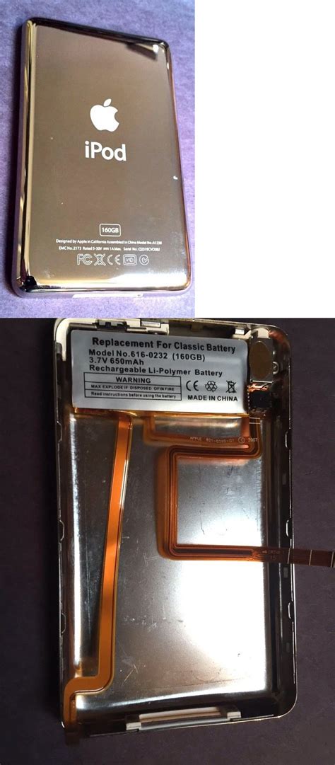 Replacement Parts and Tools: Ipod Classic 7Th 160Gb Thin Model Back ...