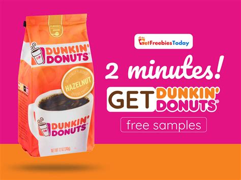 Dunkin Donuts Free Samples | GetFreebiesToday.com