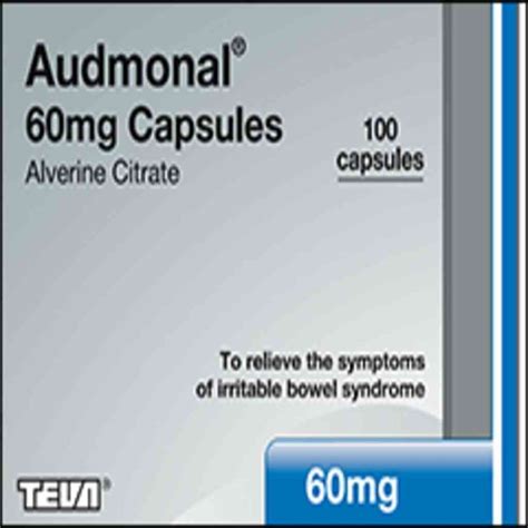 Audmonal 60mg Capsules - Alverine Citrate, 100's - Dock Pharmacy