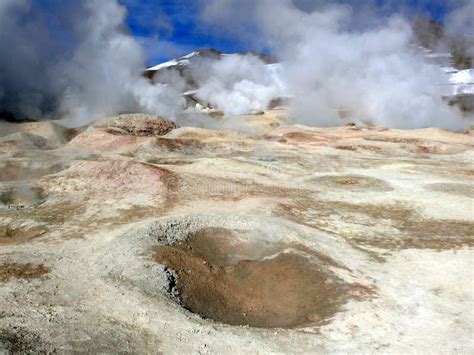 Geothermal fields stock image. Image of landscape, thermal - 66625699