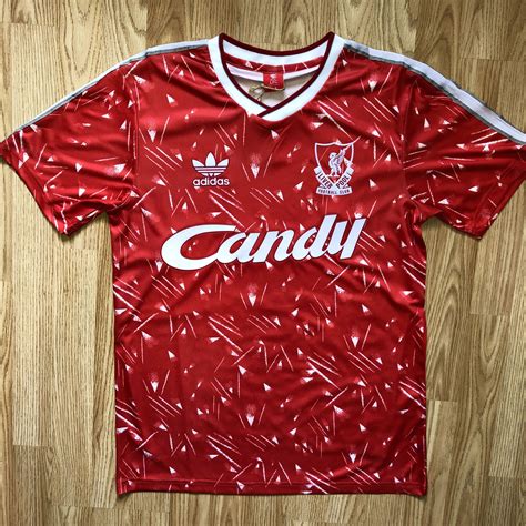 Liverpool Candy Retro Jersey Football Soccer LFC Shirt Top - Men