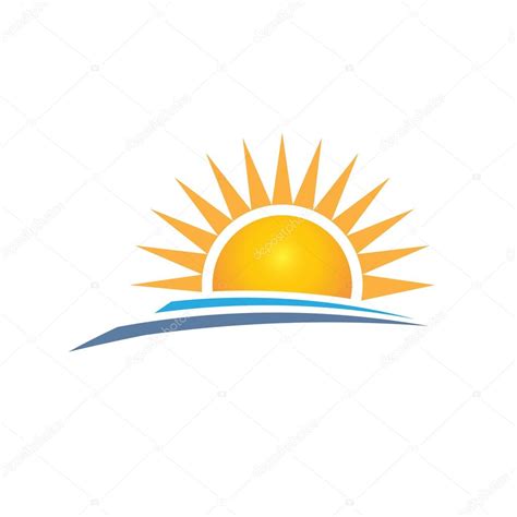 Sunrise logo design. Vector graphic design Stock Vector Image by ...