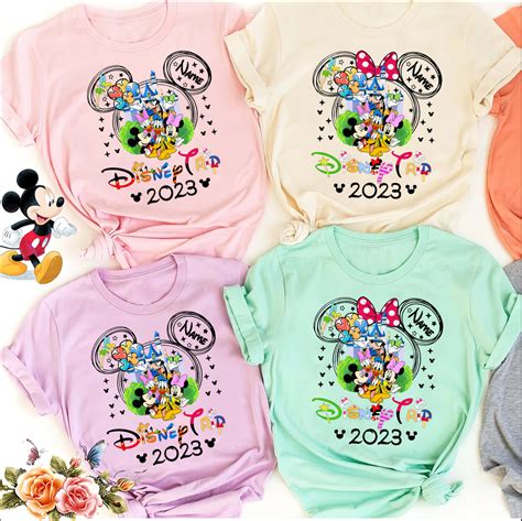 Disney trip 2023 shirt, Disney Family vacation 2023 shirts, Mickey Minnie Disneyworld Disneyland ...