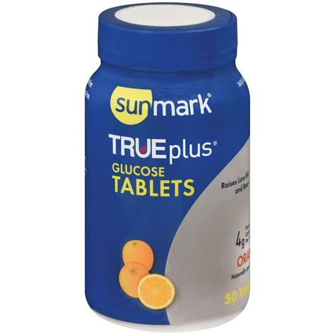 sunmark TRUEplus Glucose Chewable Tablet 56151161051 1 Bottle(s), 50 per Bottle - Walmart.com ...