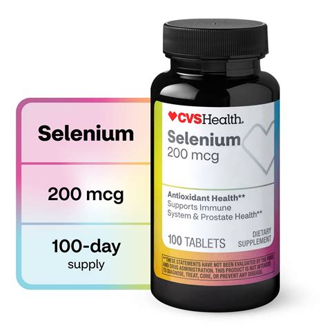 CVS Health Selenium 200 Mcg Tablets | Pick Up In Store TODAY at CVS