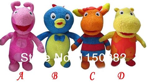 Backyardigans boy baby toys The Backyardigans Uniqua/Tasha/Tyrone/Pablo ...