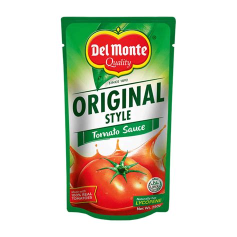 Del Monte Tomato Sauce Original Style Sup Royce(250G) | LaMeats! by Sunpride