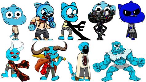 Niveles de Poder de Gumball Corrupto Pibby (Friday Night Funkin) - YouTube