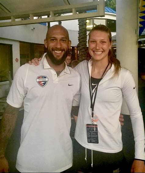 Casey Murphy (right), USWNT-U20 and USMNT goalkeeper Tim Howard.