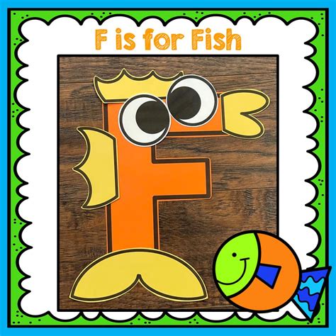 Letter F Fish Craft