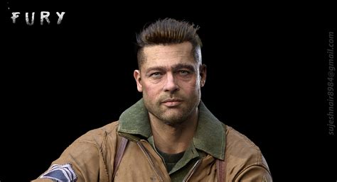 ArtStation - Fury Brad Pitt ver2