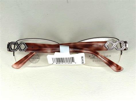 NEW LUXE EYEWEAR SWAROVSKI CRYSTAL WL0355 BLUSH EYEGLASSES