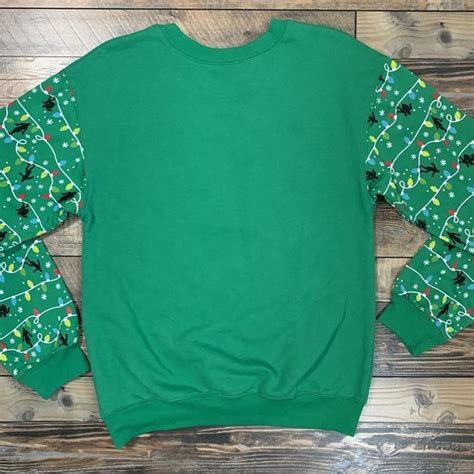 ELF | Shirts & Tops | Elf Movie Christmas Sweater Will Ferrell Lights Up Holiday Juniors M ...