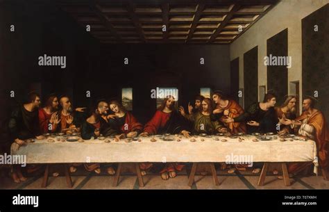 'The Last Supper (copy)'. Italy, 16th century. Dimensions: 77x132 cm ...