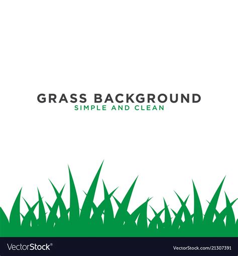 Grass background design template Royalty Free Vector Image