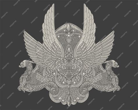 Premium Vector | High detailed Ornamental gothic heart Vintage engraving drawing style illustration