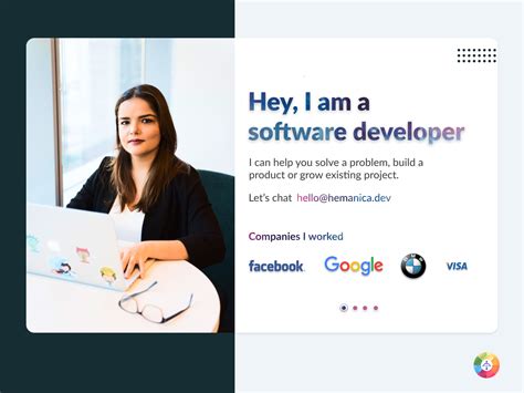 Software developer' Portfolio by Hash Dhronas on Dribbble