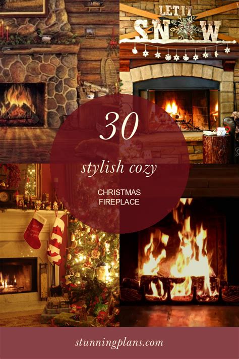 30 Stylish Cozy Christmas Fireplace - Home, Family, Style and Art Ideas