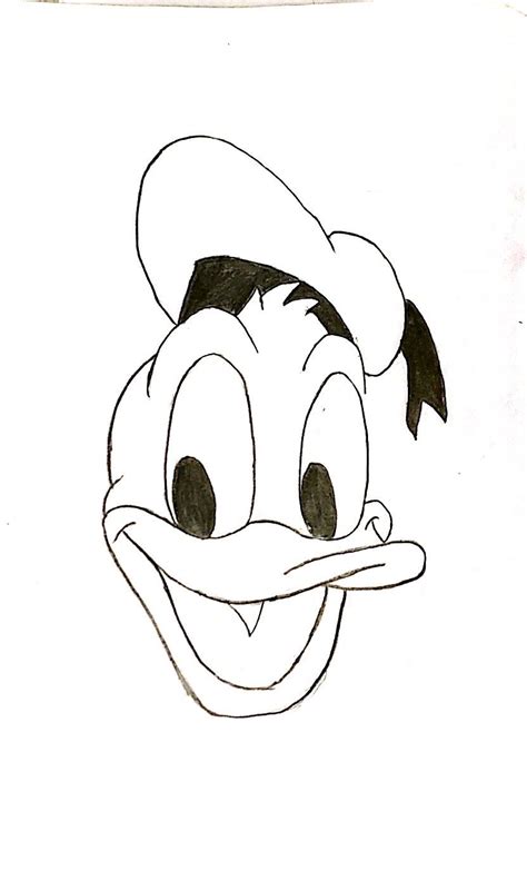 Donald Duck drawing | Disney drawings, Drawings, Donald duck drawing