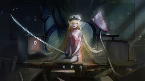 Oshino Shinobu Monogatari Series 4k Wallpaper,HD Anime Wallpapers,4k ...