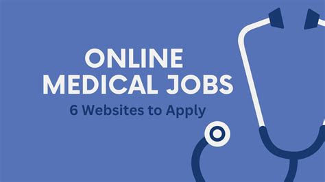 Online Medical Jobs for Doctors: 6 Websites where you can Apply