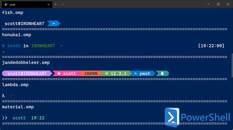 Taking your PowerShell prompt to the next level with Windows Terminal and Oh my Posh 3 ...