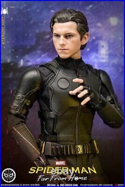 HOTTOYS 16 MMS541 Spider-Man Tom Holland Stealth Suit Deluxe 12” Figure ...