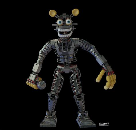 Stylized springlock endo (Fredbear) model made by me : r/fivenightsatfreddys