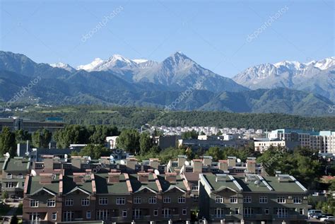 Almaty Skyline Stock Photo by ©transnirvana 10095832