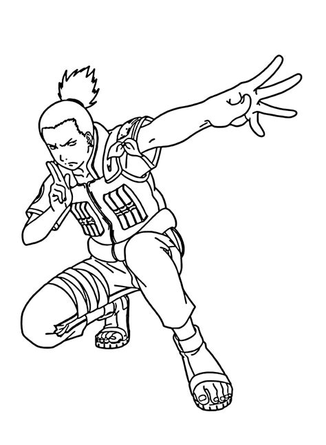 Free Nara Shikamaru Coloring Page Free Printable Coloring Pages | The Best Porn Website