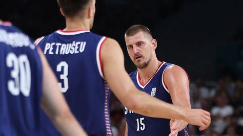 Joel Embiid, Kevin Durant, Team USA battle Nikola Jokic, Serbia in