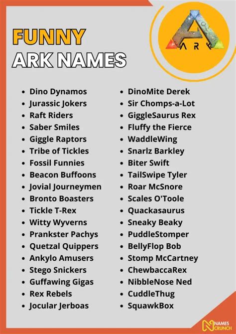 415+ Funny Ark Names [Unique Ideas] - Names Crunch