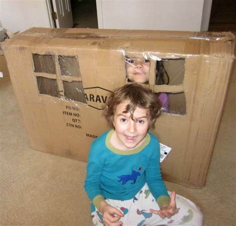 Here's How To Make A Cardboard Fort Kids Will Love