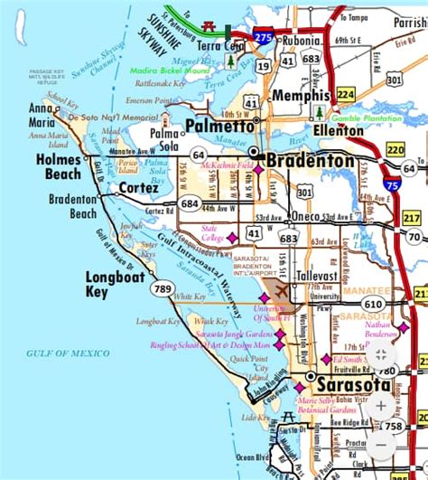 Florida City Maps: Street Maps For 167 Towns and Cities