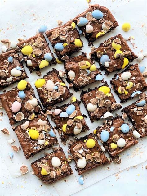 These moist and fudgy Chocolate Cadburys Mini Egg Brownies are the perfect Easter treat. Loaded ...