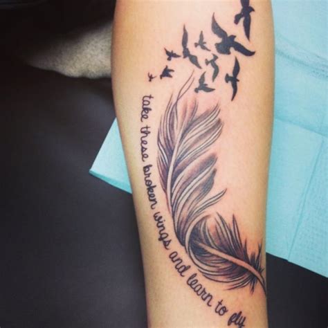 New tattoo ;) "take those broken wings and learn to fly" | Broken wings ...