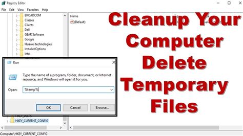 How to Cleanup Your Computer Delete Temporary Files - YouTube