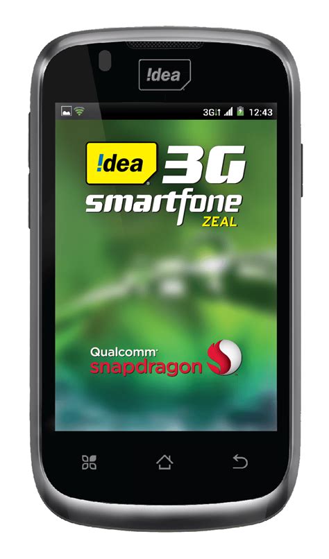 IDEA Cellular Launches 3G Smartphone ‘Zeal’ For Rs.5390 | TelecomTalk