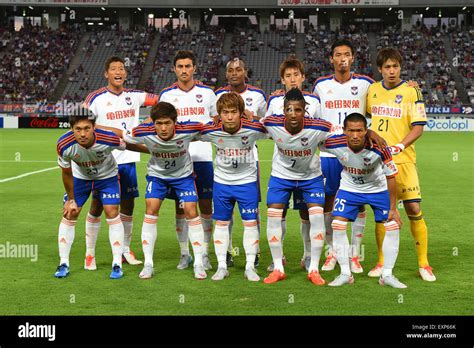 Tokyo, Japan. 15th July, 2015. Albirex Niigata team group line-up Football/Soccer : Albirex ...