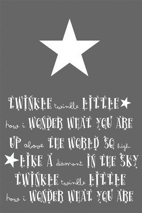 ..twinkle twinkle little star card // Would be so cute framed on a baby's wall. Love the ...