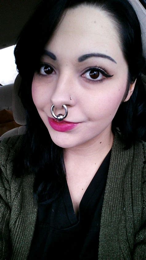 Piercing My Own Septum | Septum Piercing