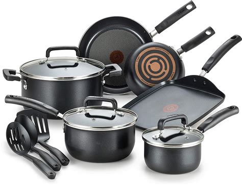 T-fal Signature Nonstick Dishwasher Safe Cookware, 12-Piece