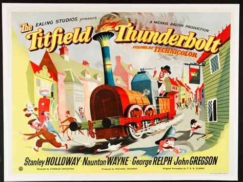 THE TITFIELD THUNDERBOLT (1953) Ealing Classic Rare Original Vintage UK Quad Poster | Picture ...