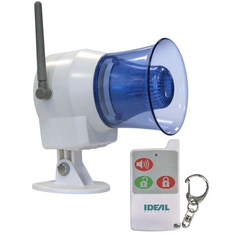 IDEAL Security Wireless Indoor or Outdoor Siren with Remote Control-SK626 - The Home Depot