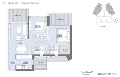 L&t L T Crescent Bay in Parel Mumbai - Price, Floor Plan, Brochure & Reviews.