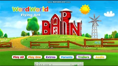 WordWorld: Flying Ant 2009 DVD Menu Walkthrough - YouTube