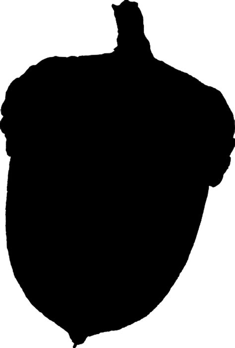 Acorn Silhouette - ClipArt Best