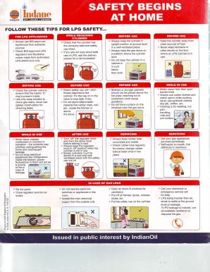 Lpg Safety Tips Pdf - Fill Online, Printable, Fillable, Blank | pdfFiller