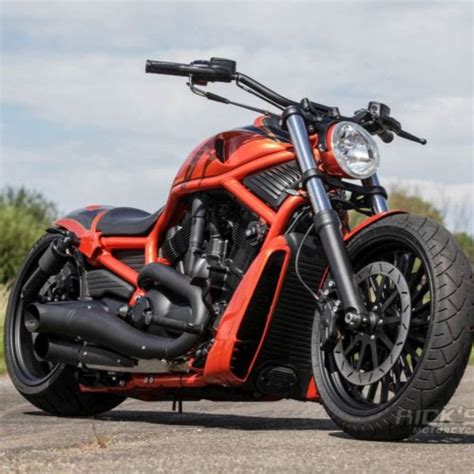 Harley Davidson V Rod “Orange” by Rick’s Motorcycles | Harley davidson ...