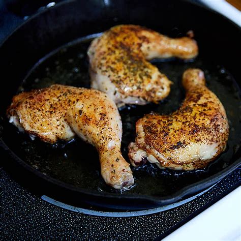 Crispy Oven Roasted Chicken Leg Quarters - Craving Tasty